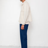 Trucker Jacket - Natural Linen Cotton Canvas