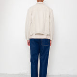 Trucker Jacket - Natural Linen Cotton Canvas