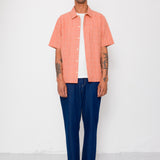 Gabe Shirt - Red Oxide Textured Check