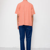 Gabe Shirt - Red Oxide Textured Check