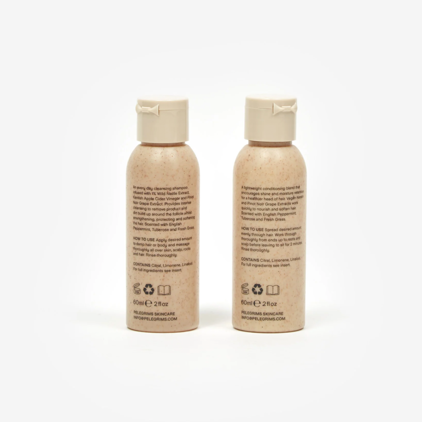 Pelegrims | Pelegrims - Shampoo & Conditioner Duo Set - 2 x 60ml