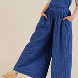 Sideline | Anna Trousers - Cobalt Stripe