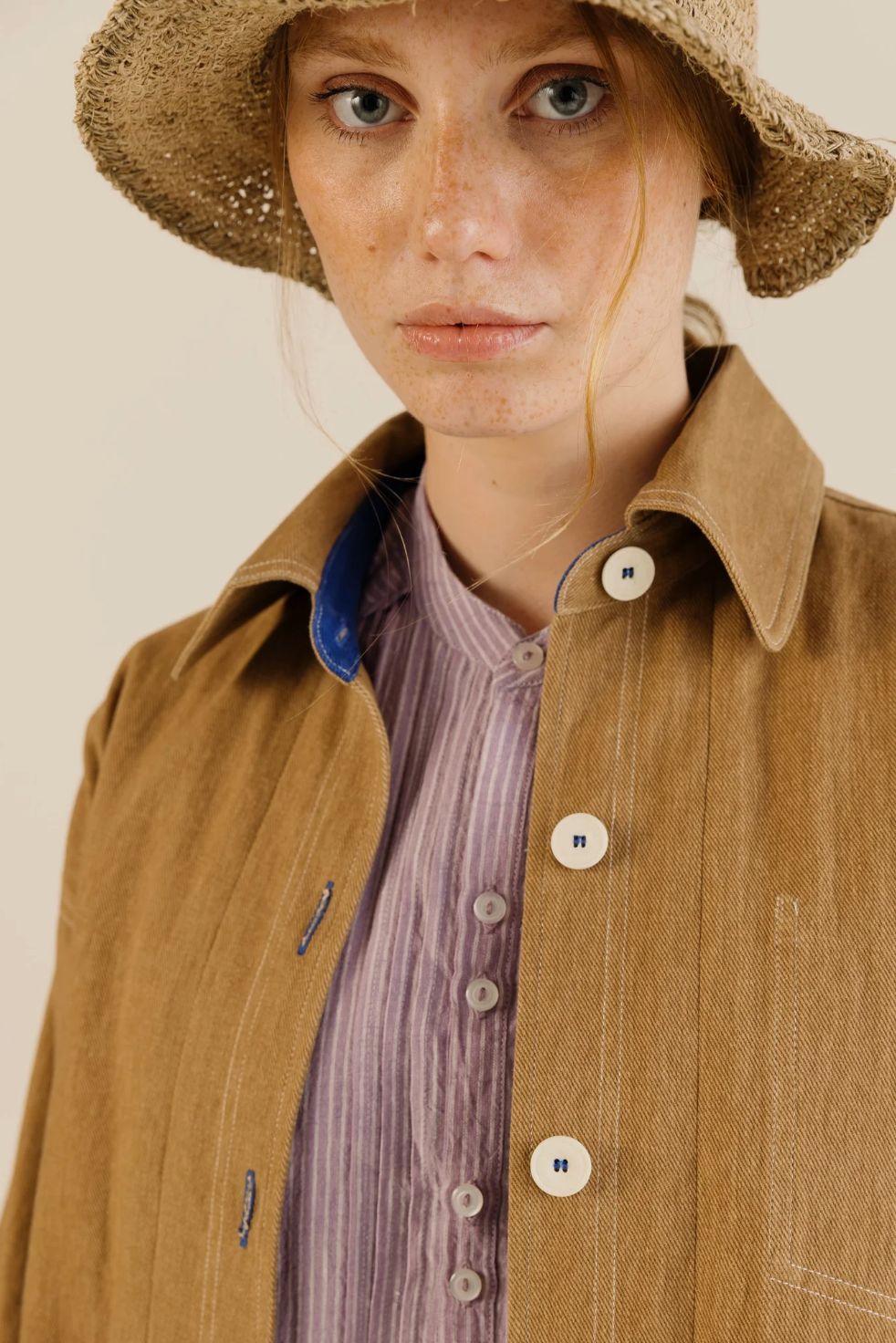 Sideline | Josie Jacket - Toffee Denim