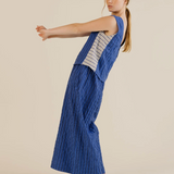 Sideline | Wake Top - Cobalt Stripe
