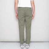 Drawcord Assembly Pant - Olive Seersucker