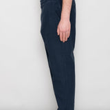 Cotton Linen Trouser Fixed - Soft Navy