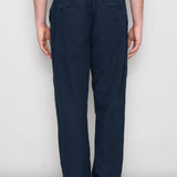 Cotton Linen Trouser Fixed - Soft Navy