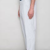 Cotton Linen Trouser Fixed - Mist Blue