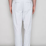 Cotton Linen Trouser Fixed - Mist Blue