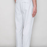 Cotton Linen Trouser Fixed - Mist Blue