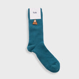 Waffle Sock - Ocean Blue