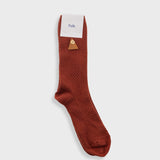 Waffle Sock - Rust