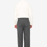 Wide Fit Trouser - Charcoal Hemp Canvas