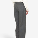 Wide Fit Trouser - Charcoal Hemp Canvas