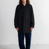 Car Coat - Charcoal Wool Twill