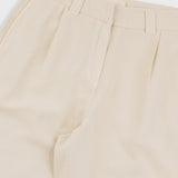 Pleated Pant - Stone Canvas