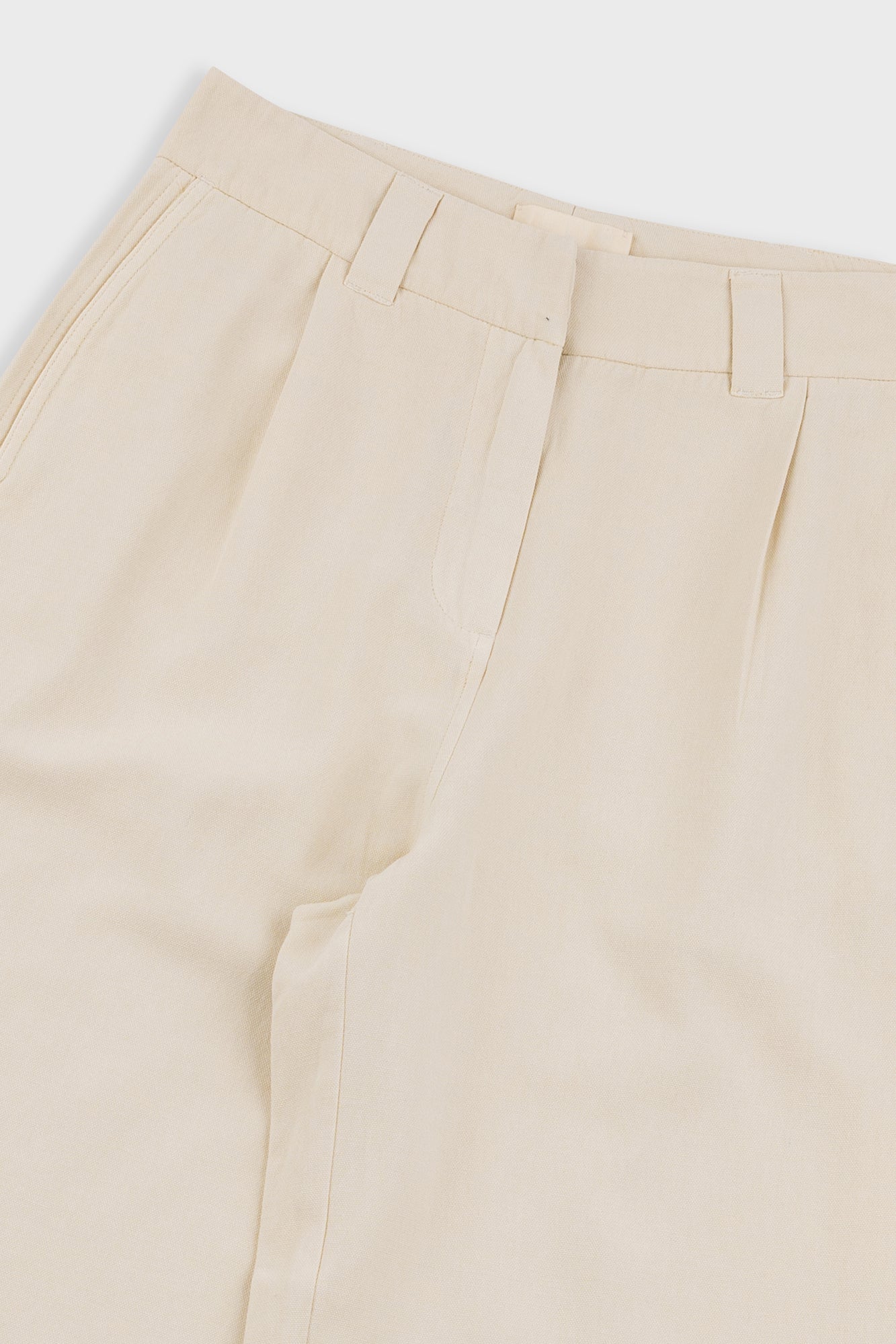 Pleated Pant - Stone Canvas