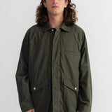 Car Coat - Dark Sage Twill