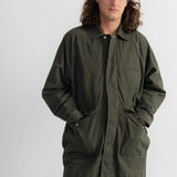 Car Coat - Dark Sage Twill