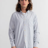 Relaxed Fit Shirt - Ice Blue Flannel