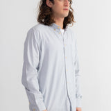 Relaxed Fit Shirt - Ice Blue Flannel