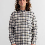 Relaxed Fit Shirt - Ecru Black Check