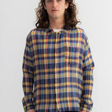 Patch Shirt - Navy Multicolour Check