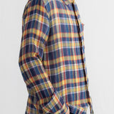 Patch Shirt - Navy Multicolour Check