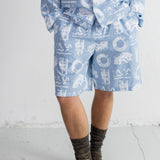 Loungewear Short - Icon Print | Kate Gibb