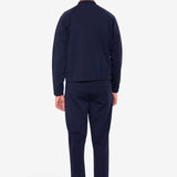 Pintuck Jersey Trouser - Navy