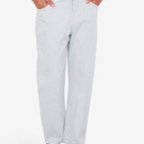 Barrel Leg Trouser - Ice Blue Twill Denim