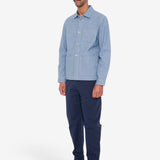 Assembly Jacket - Reverse Ice Blue Twill Denim