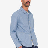 Assembly Jacket - Reverse Ice Blue Twill Denim