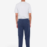 Drawcord Assembly Pant - Soft Navy Cotton Linen
