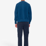 Saddle Cardigan - Navy Mix