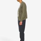 Saddle Cardigan - Sage Mix