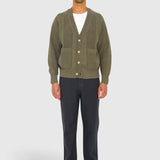 Saddle Cardigan - Sage Mix