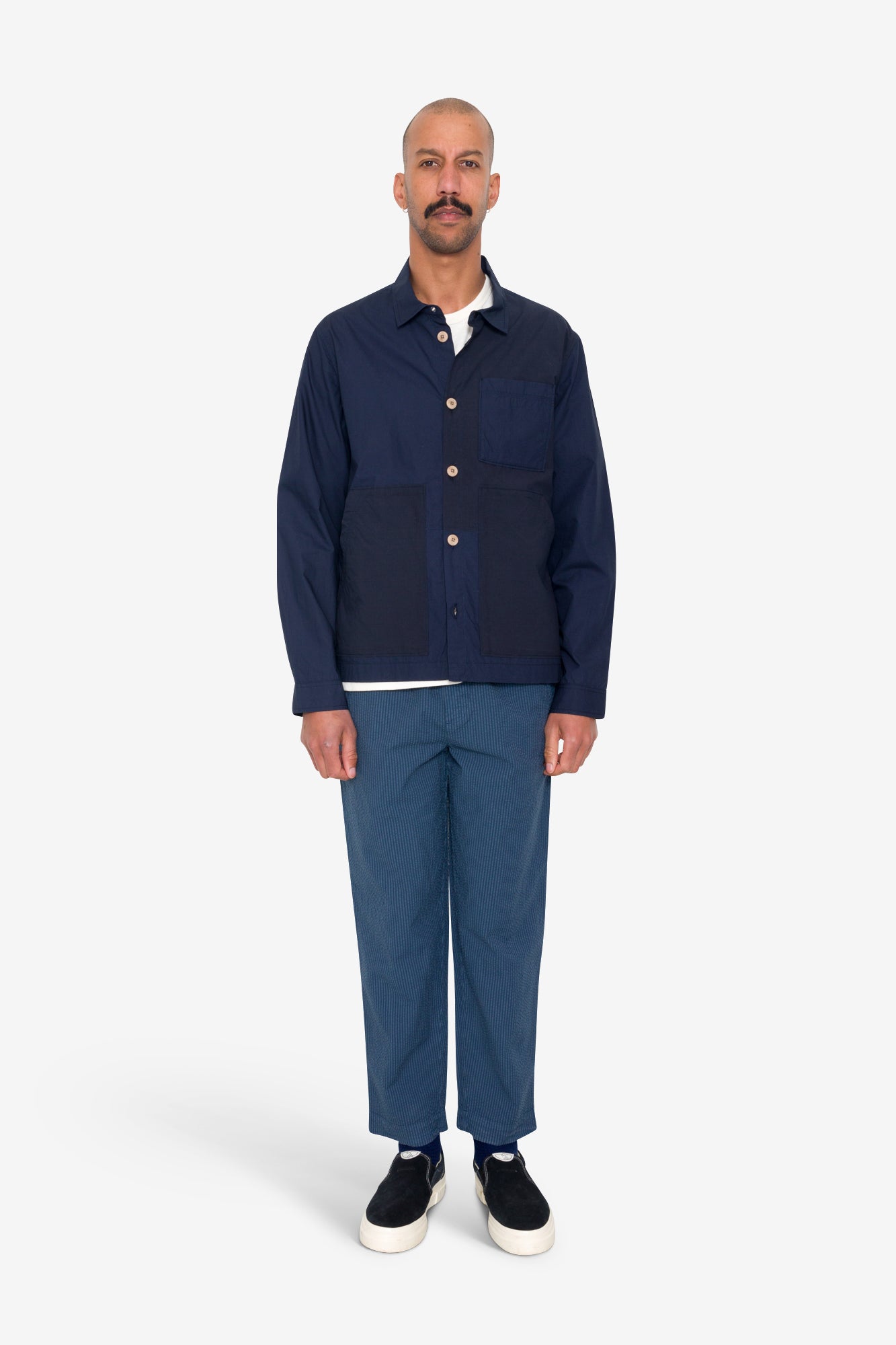 Folk Assembly Worker Jacket - Dark Navy