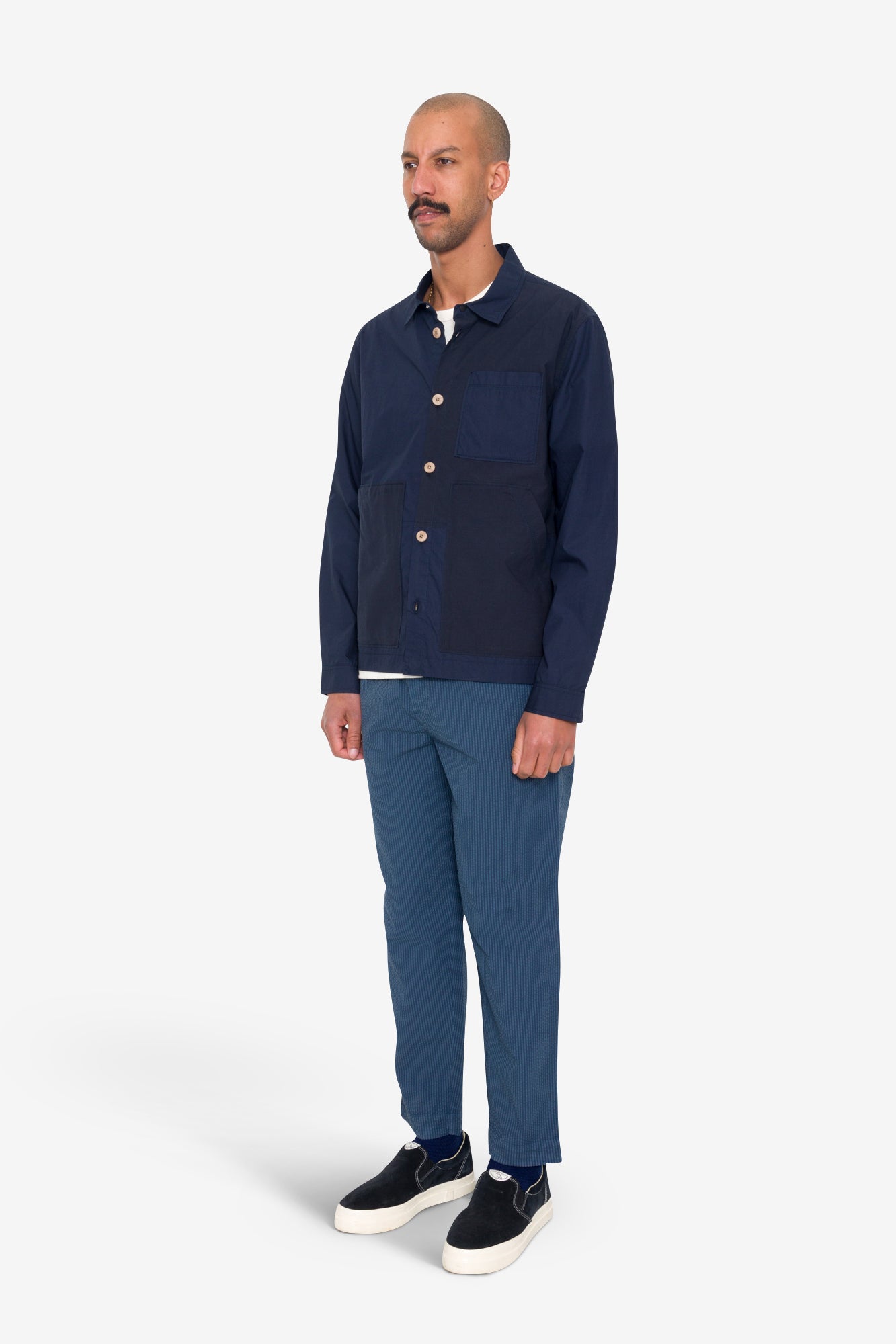 Folk Assembly Worker Jacket - Dark Navy