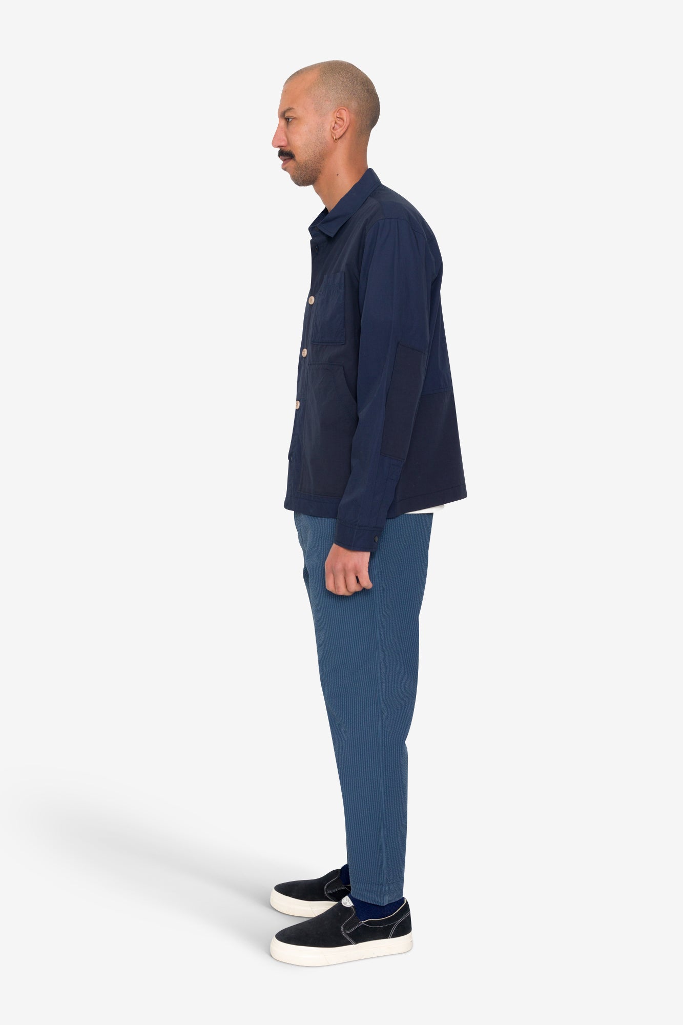 Folk Assembly Worker Jacket - Dark Navy