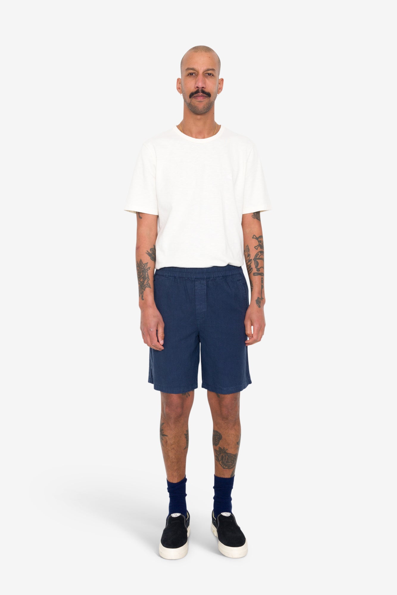 Assembly Short - Soft Navy Linen