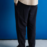 Folk | Folk Drawcord Assembly Pant - Soft Black Brushed Twill