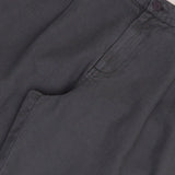 Wide Fit Trouser - Charcoal Hemp Canvas