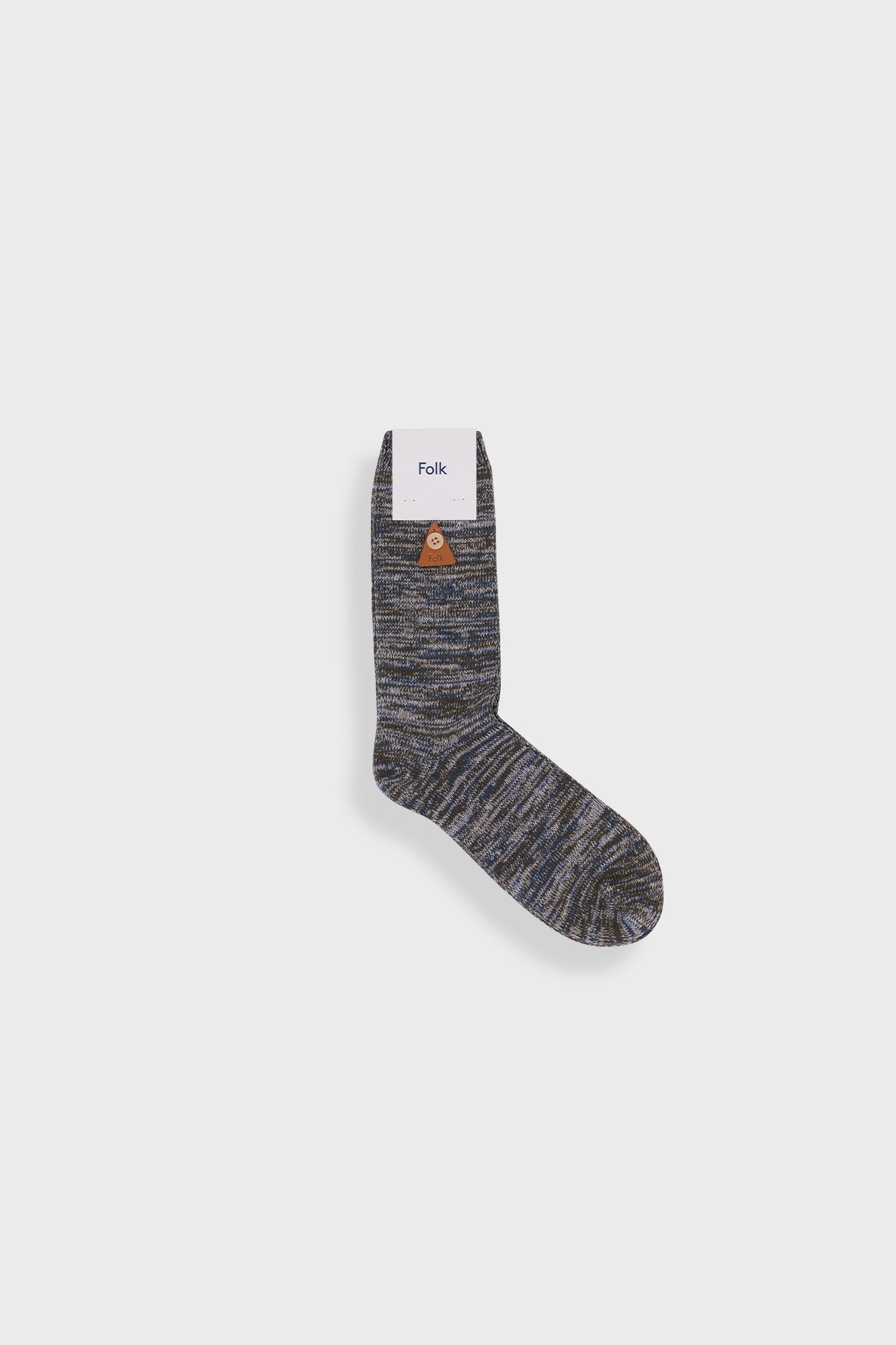Folk | Folk Melange Socks - Dark Sage Mix