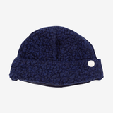 Fleece Beanie - Navy Wool