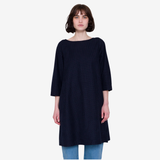 Joana Day Dress - Navy Textured Cord