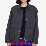 Blouson - Mid Grey Wool