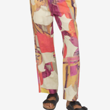 Drawcord Signal Pant - Cutout Coral Print Multi