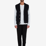 Chunky Pocket Vest - Black