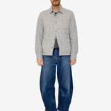 Assembly Jacket - Ecru Crinkle Check